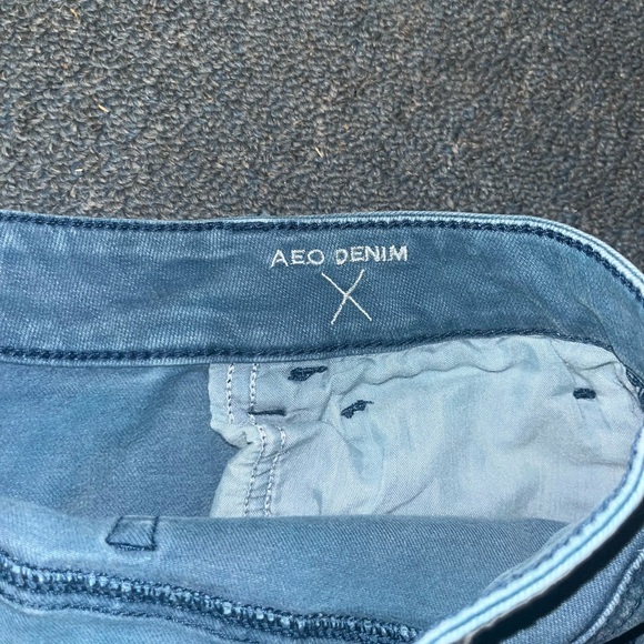 American Eagle Outfitters High Waist Blue Shorts - Picture 4 of 5